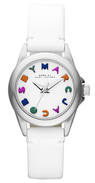 Marc by Marc Jacobs Bubble Biały/Skóra Ø28 mm MBM1192