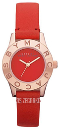Marc by Marc Jacobs Blade Czerwony/Skóra Ø26 mm MBM1210
