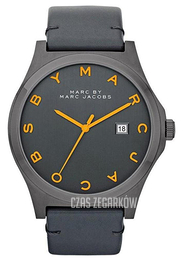 Marc by Marc Jacobs Henry Szary/Skóra Ø43 mm MBM1216