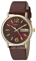 Marc by Marc Jacobs Dress Brązowy/Skóra Ø38 mm MBM1386