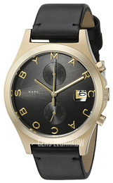 Marc by Marc Jacobs Czarny/Skóra Ø38 mm MBM1398