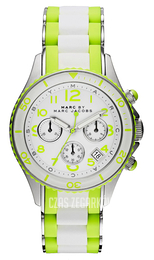 Marc by Marc Jacobs Rock Chrono Biały/Stal Ø40 mm MBM2592