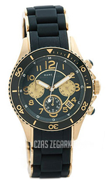 Marc by Marc Jacobs Rock Chrono Zielony/Stal w odcieniu złota Ø40 mm MBM2597
