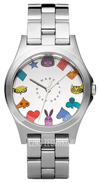 Marc by Marc Jacobs Srebrny/Stal Ø32 mm MBM3062