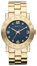 Marc by Marc Jacobs Dress Niebieski/Stal w odcieniu złota Ø36 mm MBM3166