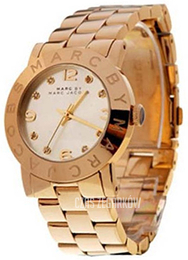 Marc by Marc Jacobs Amy Srebrny/Stal w kolorze różowego złota Ø36 mm MBM3182