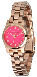 Marc by Marc Jacobs Henry Różowy/Stal w kolorze różowego złota Ø21 mm MBM3203