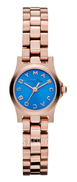 Marc by Marc Jacobs Henry Dinky Niebieski/Stal w kolorze różowego złota Ø21 mm MBM3204