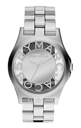 Marc by Marc Jacobs Henry Skeleton Srebrny/Stal Ø40 mm MBM3205