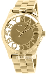 Marc by Marc Jacobs Henry Skeleton Żółte złoto/Stal w odcieniu złota Ø40 mm MBM3206