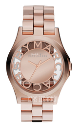 Marc by Marc Jacobs Henry Skeleton Różowe złoto/Stal w kolorze różowego złota Ø40 mm MBM3207