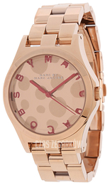 Marc by Marc Jacobs Henry Różowe złoto/Stal w kolorze różowego złota Ø36 mm MBM3268