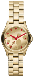 Marc by Marc Jacobs Henry Żółte złoto/Stal w odcieniu złota Ø28 mm MBM3270
