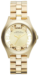Marc by Marc Jacobs Szampański/Stal w odcieniu złota Ø34 mm MBM3292