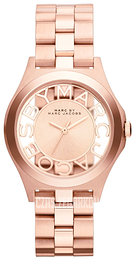 Marc by Marc Jacobs Henry Różowe złoto/Stal w kolorze różowego złota Ø34 mm MBM3293