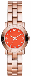 Marc by Marc Jacobs Pomarańczowy/Stal w kolorze różowego złota Ø26 mm MBM3305