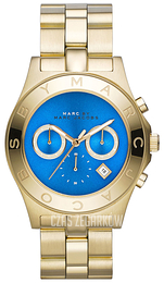 Marc by Marc Jacobs Blade Niebieski/Stal w odcieniu złota Ø40 mm MBM3307