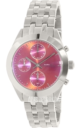 Marc by Marc Jacobs Różowy/Stal Ø36 mm MBM3372