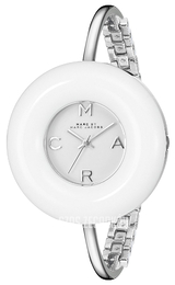 Marc by Marc Jacobs Dress Biały/Stal Ø40 mm MBM3396