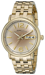 Marc by Marc Jacobs Dress Beżowy/Stal w odcieniu złota Ø38 mm MBM3429