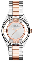 Marc by Marc Jacobs Dress Srebrny/Stal w kolorze różowego złota Ø36 mm MBM3436