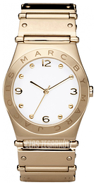 Marc by Marc Jacobs Amy Biały/Stal w odcieniu złota Ø39 mm MBM8519