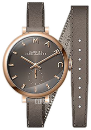 Marc by Marc Jacobs Szary/Skóra Ø26 mm MBM8661