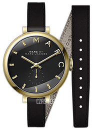 Marc by Marc Jacobs Czarny/Skóra Ø36 mm MBM8663