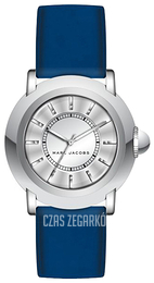 Marc by Marc Jacobs Dress Srebrny/Skóra Ø34 mm MJ1451