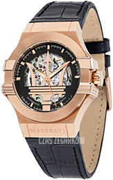 Maserati Potenza Czarny/Skóra Ø42 mm R8821108030