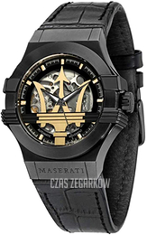 Maserati Potenza Czarny/Skóra Ø42 mm R8821108036