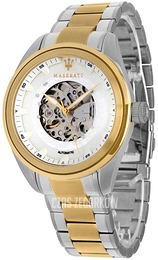 Maserati Traguardo Srebrny/Stal Ø45 mm R8823112004