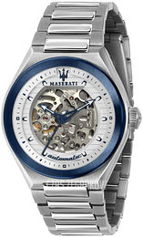 Maserati Triconic Biały/Stal Ø40 mm R8823139002