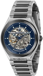 Maserati Triconic Niebieski/Stal Ø43 mm R8823139003