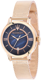 Maserati Epoca Niebieski/Stal w kolorze różowego złota Ø34 mm R8853118503