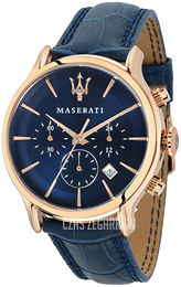 Maserati Epoca Niebieski/Skóra Ø42 mm R8871618007