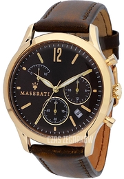 Maserati Tradizione Brązowy/Skóra Ø40 mm R8871625001