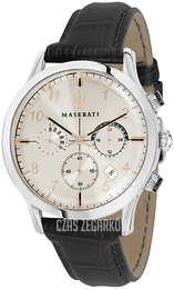 Maserati Ricordo Biały/Skóra Ø42 mm R8871625006