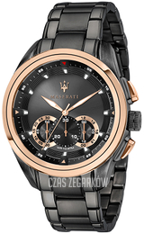Maserati Traguardo Czarny/Stal Ø45 mm R8873612016