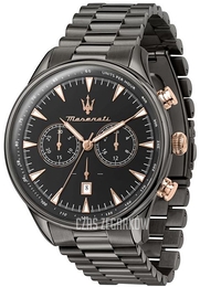 Maserati Tradizione Czarny/Stal Ø45 mm R8873646001