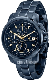 Maserati Blue Solar Niebieski/Stal Ø44 mm R8873649002