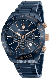 Maserati Traguardo Niebieski/Stal Ø45 mm R8873650002