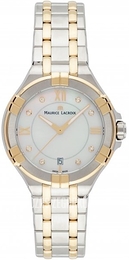 Maurice Lacroix Aikon Lady Quartz Biały/Stal w odcieniu złota Ø35 mm AI1006-PVY13-171-1