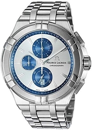 Maurice Lacroix Aikon Quartz Chronograph Srebrny/Stal Ø44 mm AI1018-SS002-131-1