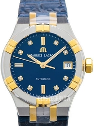 Maurice Lacroix Aikon Niebieski/Skóra Ø35 mm AI6006-PVY11-450-1