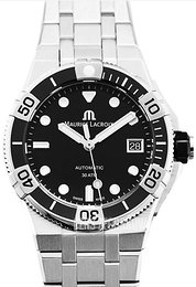 Maurice Lacroix Aikon Czarny/Stal Ø38 mm AI6057-SSL2F-330-A