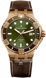Maurice Lacroix Aikon Zielony/Skóra Ø43 mm AI6058-BRZ01-630-1