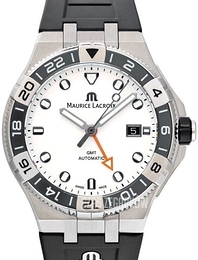 Maurice Lacroix Aikon Biały/Guma Ø43 mm AI6158-SS001-130-2