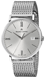 Maurice Lacroix Eliros Srebrny/Stal Ø38 mm EL1087-SS002-110-1