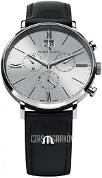 Maurice Lacroix Eliros Srebrny/Skóra Ø40 mm EL1088-SS001-110-001